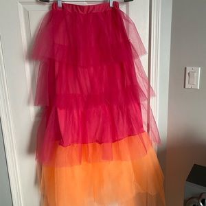Layered Tulle Skirt